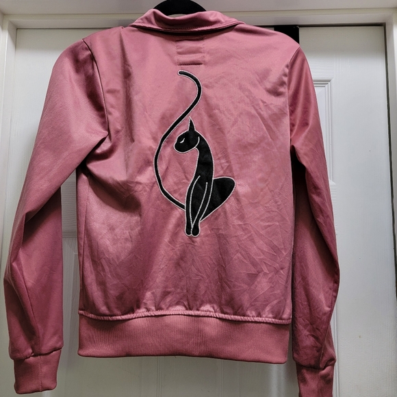π Vintage Baby Phat Satin Pink Full-Zip Track Jacket β Size Small | Y2K Hip Hop - Picture 4 of 7
